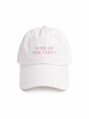 Light the Wine Bachelorette Mottolu Şapka - The wife of the party