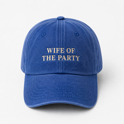 Light the Wine Bachelorette Mottolu Şapka - The wife of the party