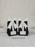 Light the Wine siyah- beyaz candy bag