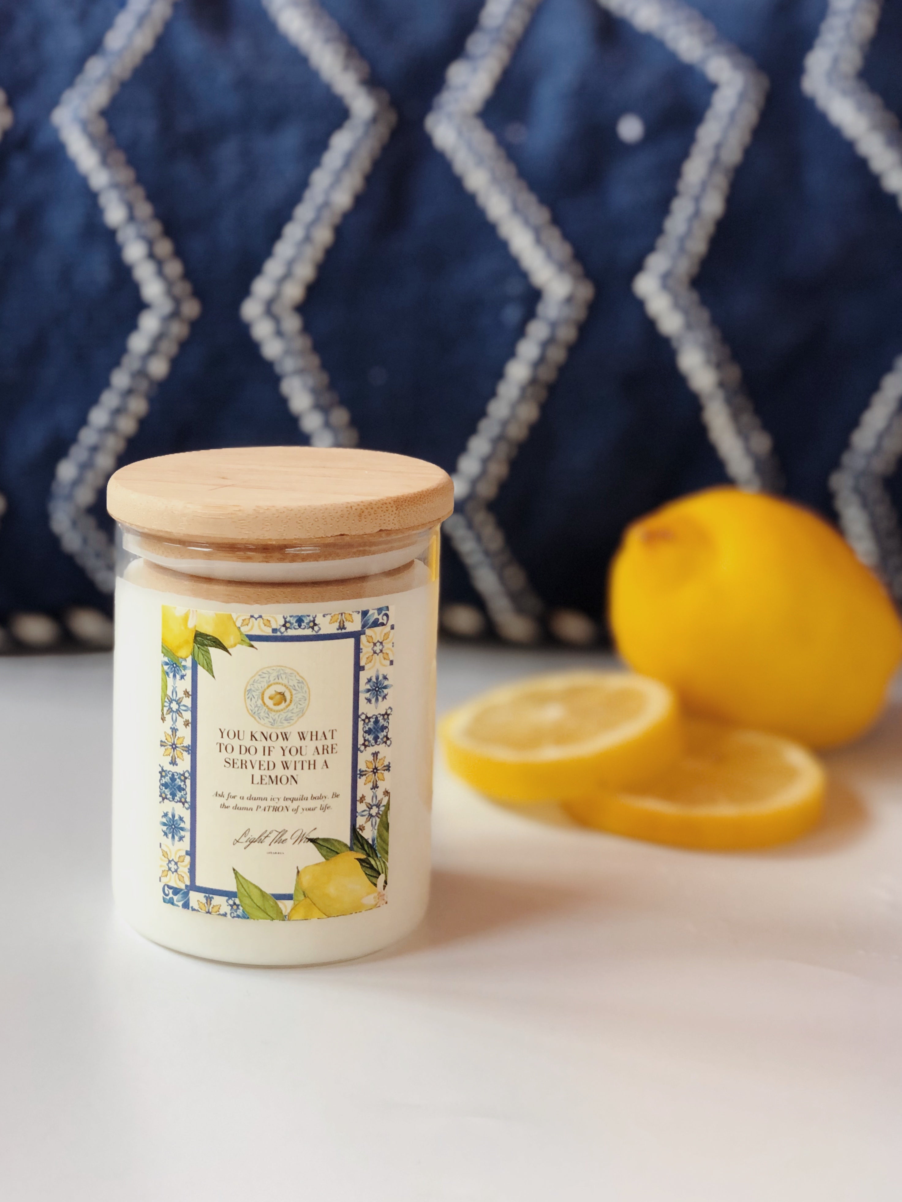 Lemon squeezy candle