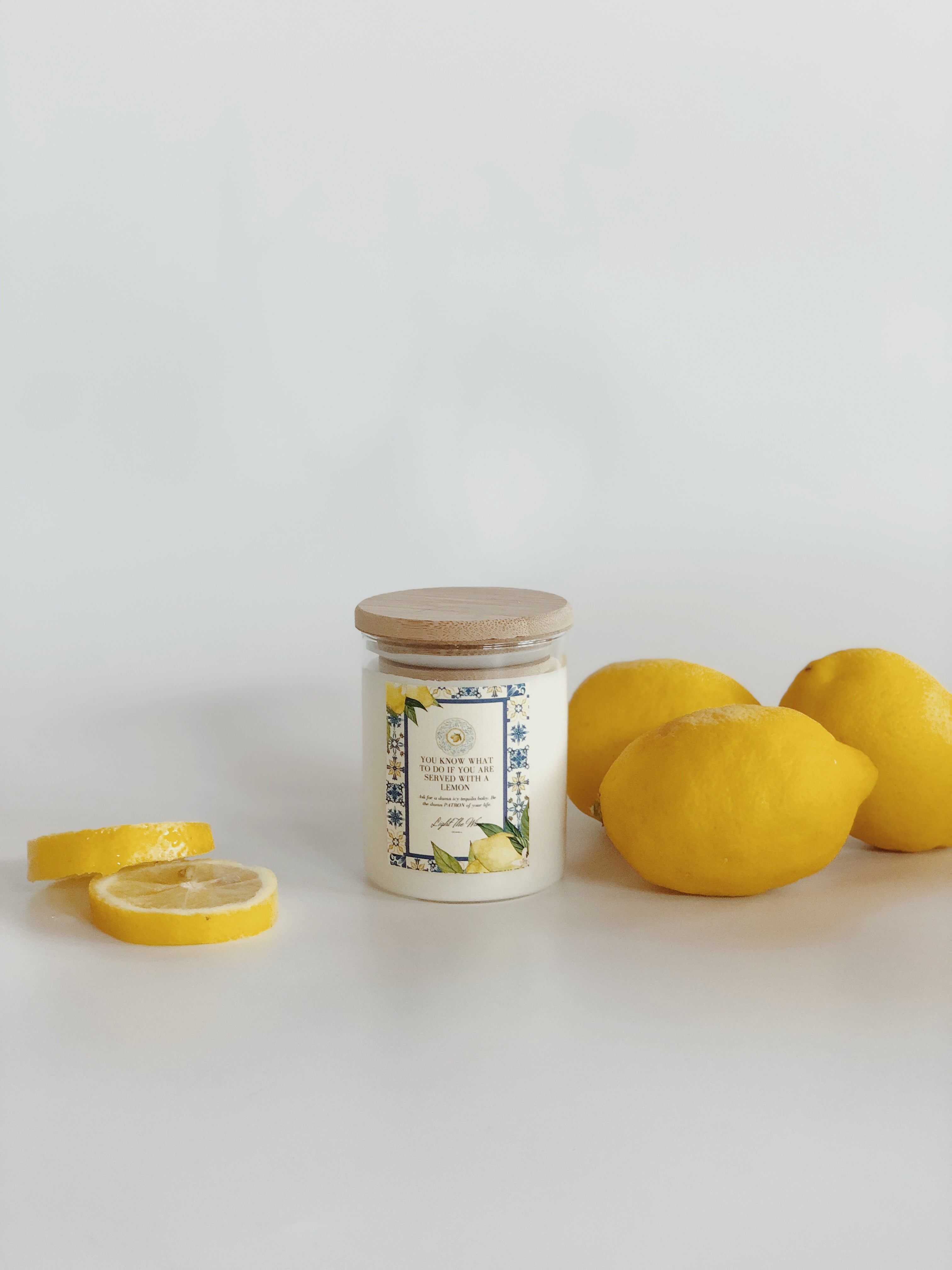 Lemon squeezy candle