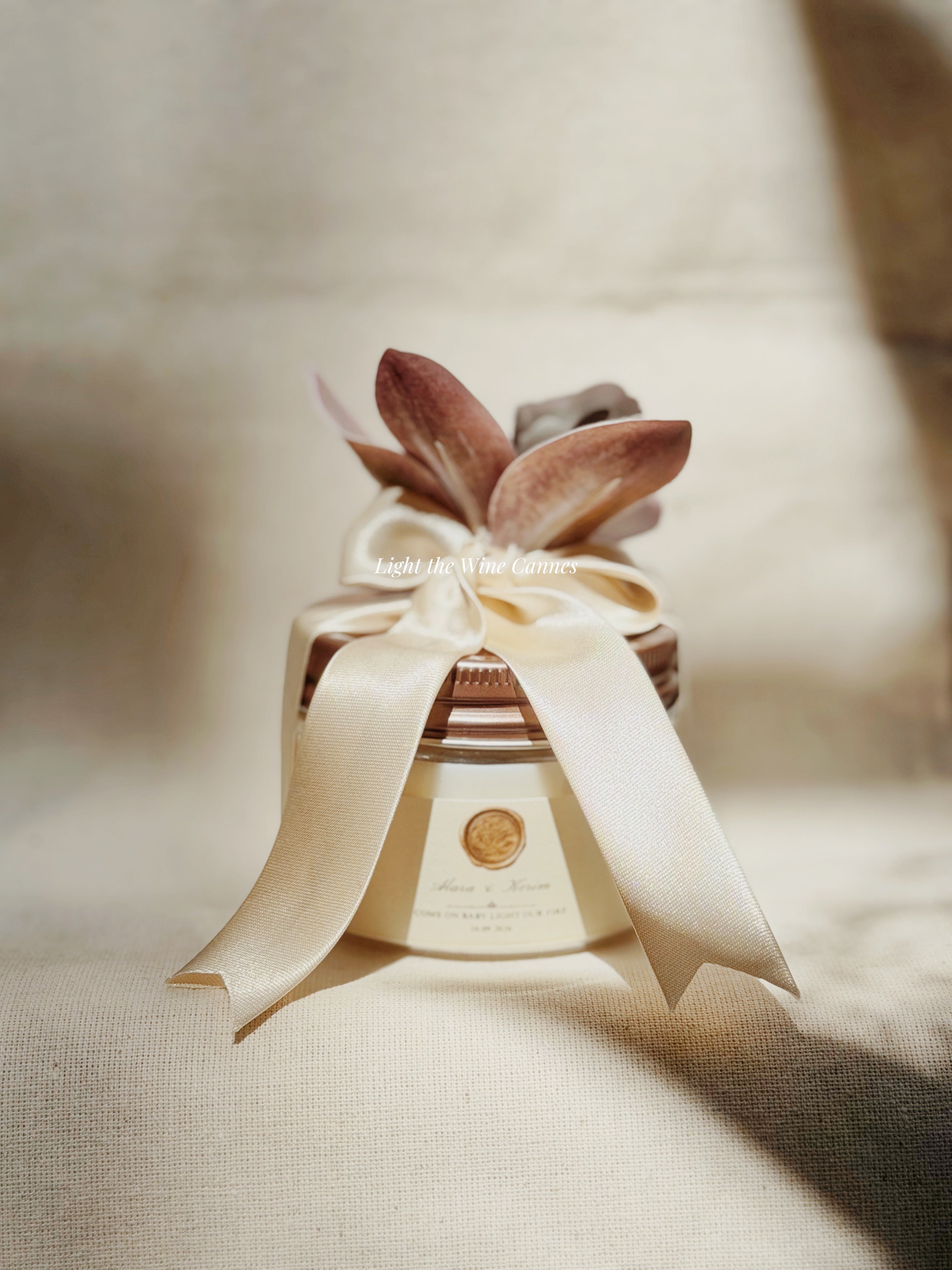 Light the Wine Cannes Wedding Favor