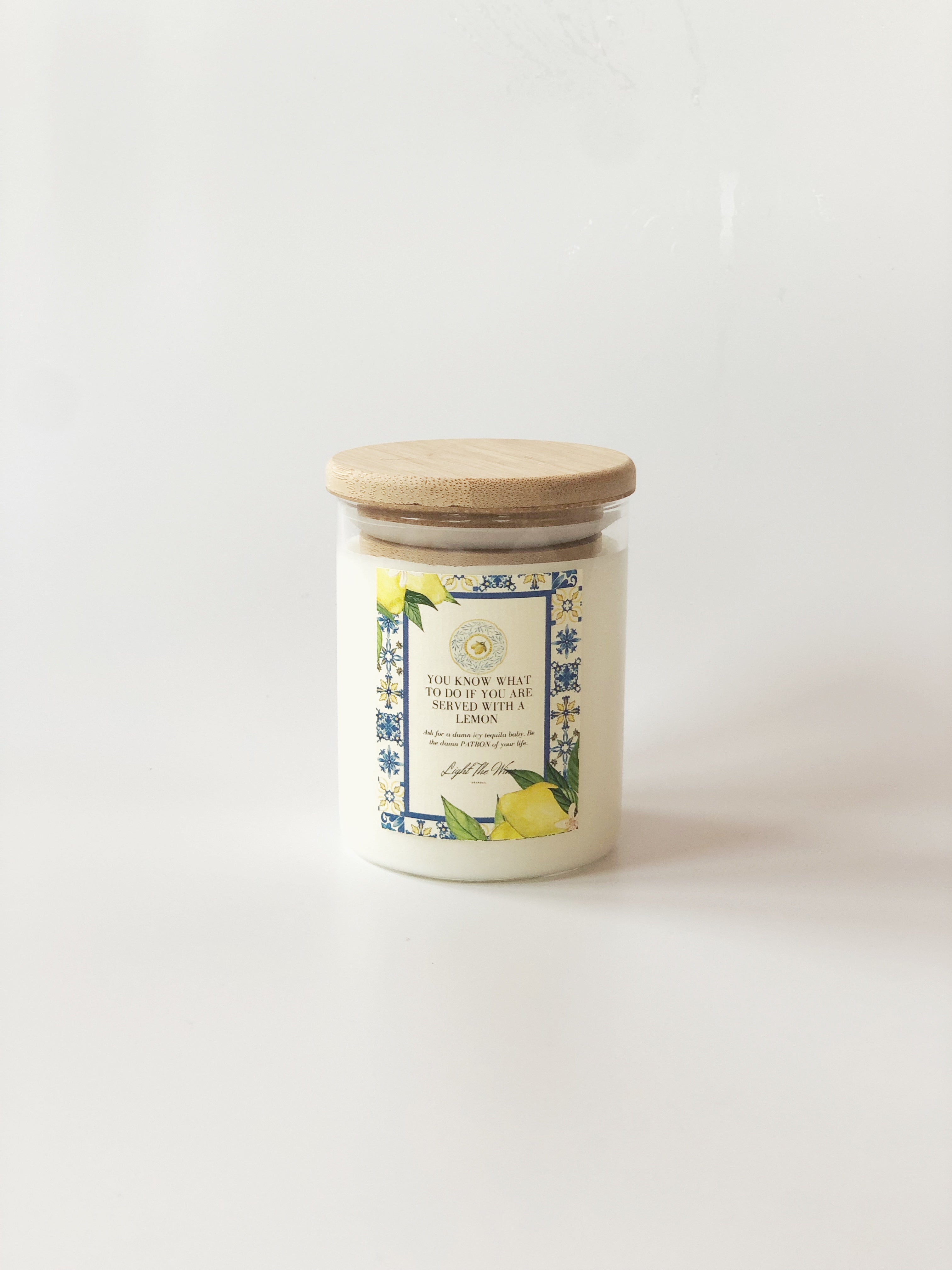 Lemon squeezy candle