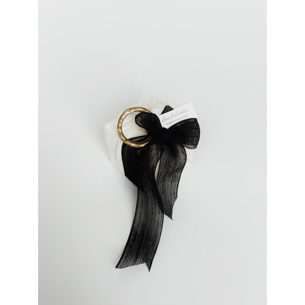 Light the Wine black and white wedding favor