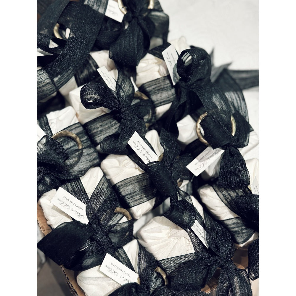 Light the Wine black and white wedding favor